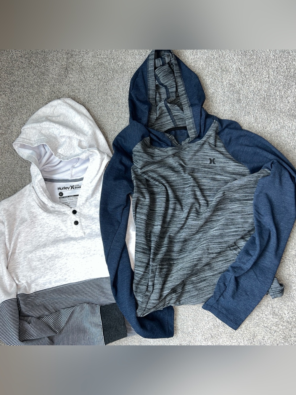 Hurley Nike Dri-FIT Hoodie Bundle Mens Large 2 Hooded Sweatshirts bundle